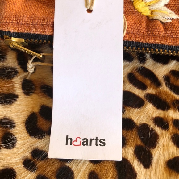 Nubby Cotton Embroidered Handbag / Clutch - Picture 5 of 16